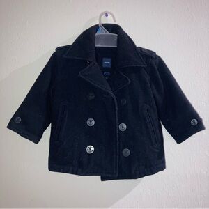 baby Gap toddler pea coat size 12-18 months navy blue